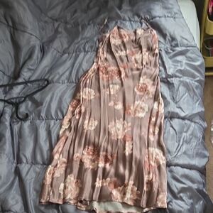 Dynamite Floral Pink Slip Dress